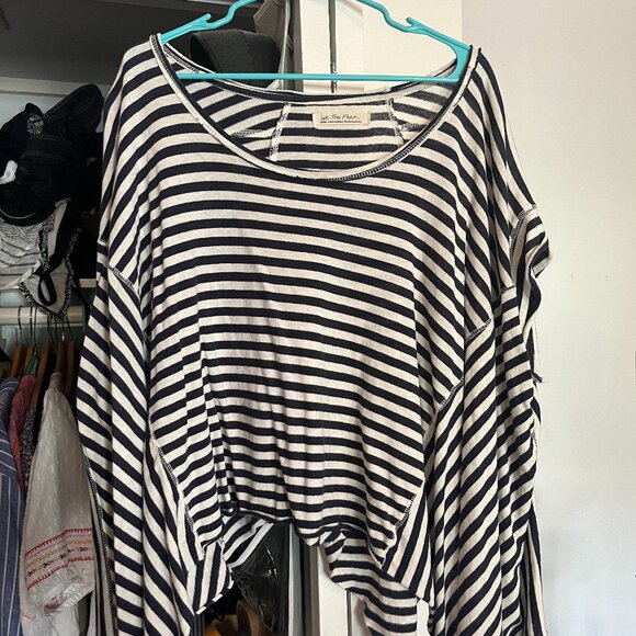 We The Free Tops - Free People - We The Free Womens Striped 100% Cotton Pullover Top- Large